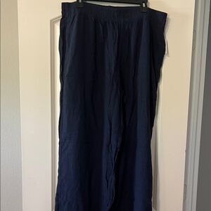 Old Navy Women's Wide Leg Pants - Navy Blue